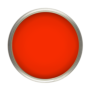 Racing Red – jaskrawa czerwona farba do ścian o wysokim połysku